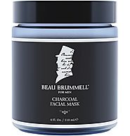 Men's Face Mask by Beau Brummell for Men | Best Charcoal Mask for Men | Detoxifying Facial Treatment with Kaolin Clay...