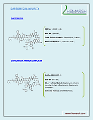 Daptomycin Impurities Manufacturer | Suppliers | Hemarsh Technologies