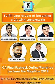 Online Courses For CA ,CS , ACCA, CMA & CBSE On Lecturewala.Com