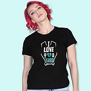 I Love you 3000 T Shirt for Girls with Best Quality @ Beyoung