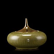 Caliph Gold Large Décor Jar