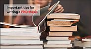 Tips for Writing PhD Thesis