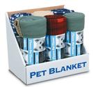 Petmate 29 inch x 40 inch Polar Fleece Pet Blanket 27418, Colors May Vary (Pack of 1)