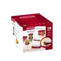 Rubbermaid FG7K3900CHILI Easy Find Lid 18-Piece Food-Storage Container Set with Lids