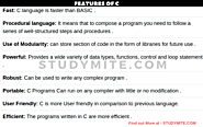 Features of C Programming