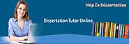 Dissertation Tutor Online