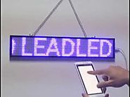 How to Program Your Message by Your Smartphone of Leadleds WiFi Scrolling LED Sign