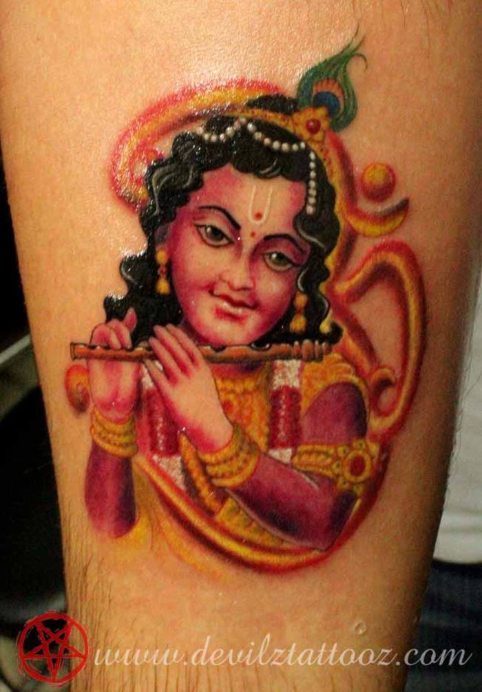 black tattoos - Lord Krishna tattoo Harry Black Tattoo's... | Facebook