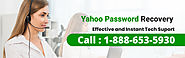 Yahoo Password Recovery 1-888-653-5930 | Support Email