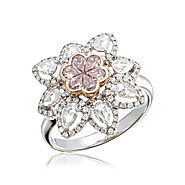 DAISY (Symbol Of Loyal Love) - R Luxuria Natural Pink Diamond Engagement Ring