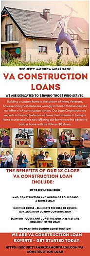 VA Construction Loan