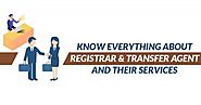 Registrar and Transfer Agent and Their Services