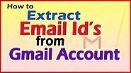 How to extract all email ids from gmail account?