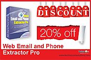 Hurry! Get 20% discount on Web Email and Phone Extractor Pro