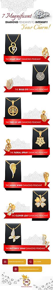 7 Magnificent Diamond Pendant to intensify your Charm!