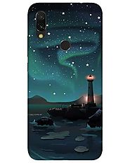 Lighthouse Print Redmi 7 Cover at Beyoung