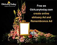 CREATE ONLINE OBITUARY THAT ENABLES YOU TO LEAVE THE WORDS OF SUPPORT