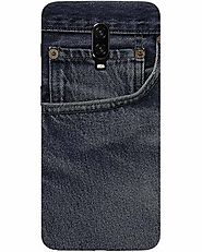 Jeans Printed Back cover for Oneplus 6T at Beyoung