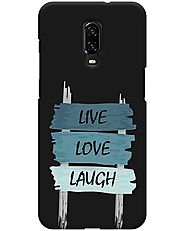 Live Love Laugh Oneplus 6T cover in Rs 199/-