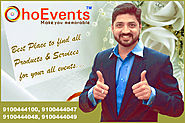 Website at https://www.ohoevents.com/Decoration/Vijayawada