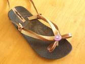 How to Make Gladiator Sandals from Flip Flops