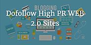 Top 60+ High PR Dofollow Web 2.0 Sites List 2019 - Backlinks