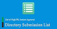 Instant Approval Directory Submission Sites List 2019 - Backlinks