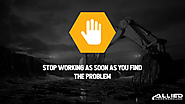 4. Stop working as soon as you find the problem