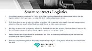 Smart Contracts in Logistics