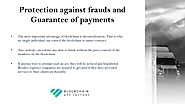 Protection against frauds and Guarantee of payments