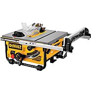 DEWALT DW745 10-Inch Compact Job-Site Table Saw with 20-Inch Max Rip Capacity - 120V