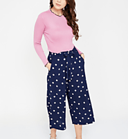 Palazzos Pant - Buy Latest Palazzos & Culottes Online - Lifestyle