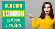 Cách đăng ký gói ECOD50 Viettel ưu đãi 3GB giá rẻ chỉ 50.000đ - Dịch vụ Online Viettel, Data Viettel