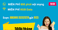 Gói KM300S Viettel miễn phí (650 phút + 150sms) nội mạng & 8GB - Online Viettel, Dich vụ Data - Sim Số, Viettel Portal