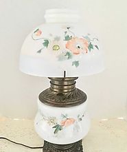How to Paint on Glass Oil Lamp Shades