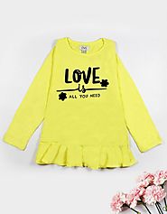 Tops & T-Shirts For Girls | Baby Girls Tops Online In India | Giraffy.in