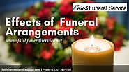 Effects of Funeral Arrangements