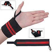 Oxports Wrist Wraps Powerlifting Gym Training Support Wrap Grip Straps, 13"