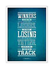 Buy Winners Lose Much More Poster Online | Labno4