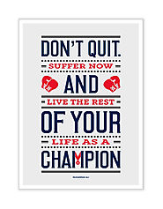 Buy Don’t Quit Suffer Now Poster Online | Labno4