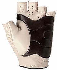 De Marchi Leather Gloves - Cream - 100% Leather