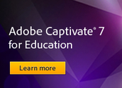 eLearning software, Education Software, Screen Capture, HTML5 Publishing, mLearning | Adobe Captivate7