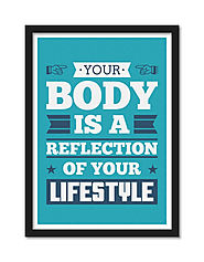 Buy Your Body is a Reflection Framed Poster Online | Labno4
