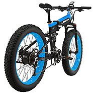 LANKELEISI T750PLUS 26 Fat Wheel Snow Mountain Folding Electric Bicycle | Mountain Bikes| Bike Parts| Bike Accessories