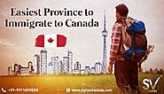 Which province is the easiest to immigrate to Canada?