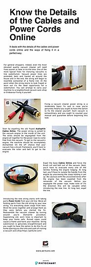 Know about the Cables and Power Cords Online