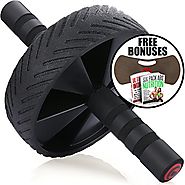 Fitnessery Ab Roller for Ab Workout - Exercise Equipment for Home Gym - Ab Wheel for Ab Crunch - Abs Wheel for Perfec...