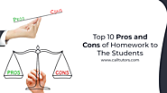 Top 10 Pros and Cons of Homework to The Students