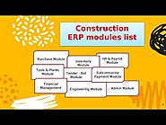 ERP Construction Company