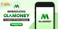 Ola Money Payment Option is Enabled at Cubber Store